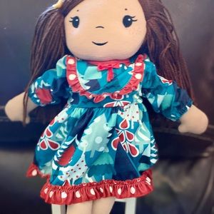 EUC Matilda Jane DOLL holiday nightgown.